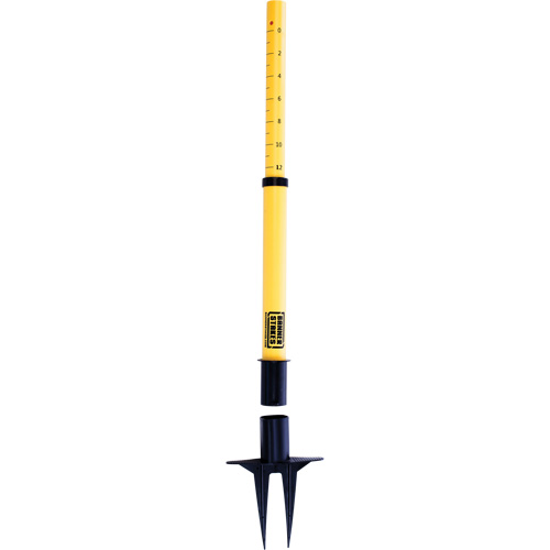 PLUS Barrier Post, 42" High, Yellow Sécurité Médic