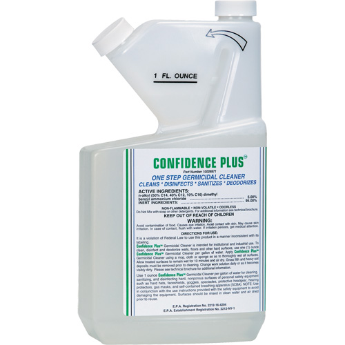 Confidence Plus Germicidal Respirator Cleaner, Liquid Sécurité Médic