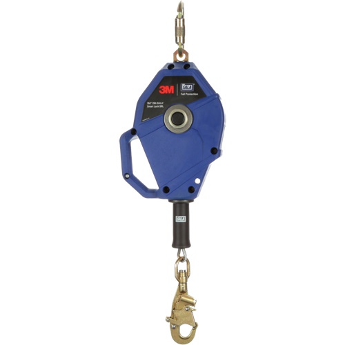 Smart Lock Self-Retracting Lifeline, 20', Galvanized Steel, Swivel Sécurité Médic