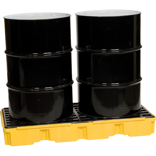 Plateforme de d&eacute;versement modulaire, Capacit&eacute; de d&eacute;versement 30 gal. US, 51,5'' x 26,25" x 6,5" Sécurité Médic