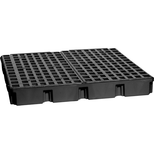 Plateforme de d&eacute;versement modulaire, Capacit&eacute; de d&eacute;versement 60,5 gal. US, 51,5'' x 51,5'' x 6,5" Sécurité Médic