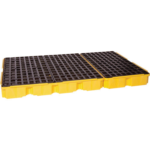 Modular Spill Platform, 88 US gal. Spill Capacity, 51.5" x 78.25" x 6.5" Sécurité Médic