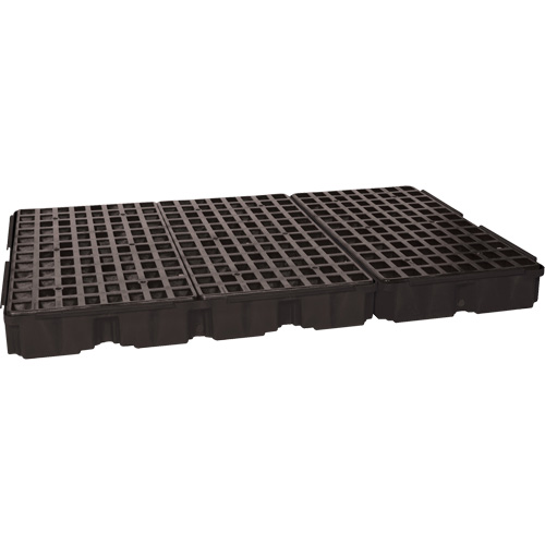 Plateforme de d&eacute;versement modulaire, Capacit&eacute; de d&eacute;versement 88 gal. US, 51,5'' x 78,25" x 6,5" Sécurité Médic