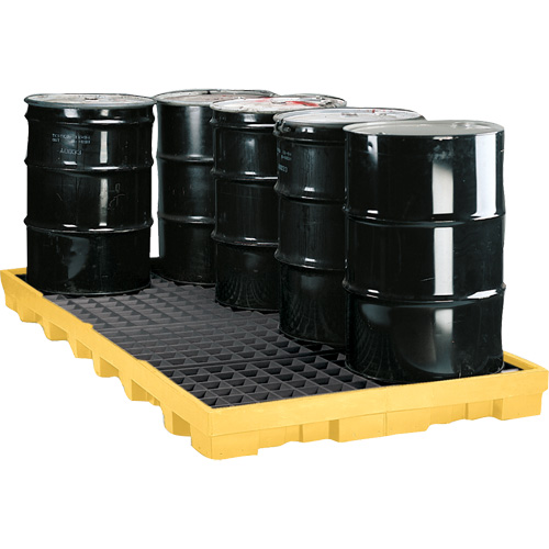 Modular Spill Platform, 121 US gal. Spill Capacity, 51.5" x 103" x 6.5" Sécurité Médic