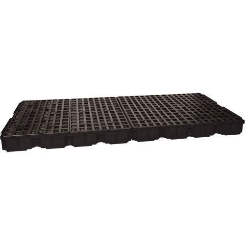 Modular Spill Platform, 121 US gal. Spill Capacity, 51.5" x 103" x 6.5" Sécurité Médic