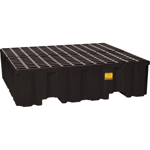 Spill Containment Pallet, 132 US gal. Spill Capacity, 51" x 52.5" x 13.75" Sécurité Médic