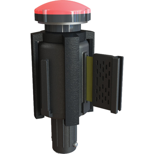 PLUS Barrier System Strobe Light Bracket & Red Strobe Light, Black Sécurité Médic