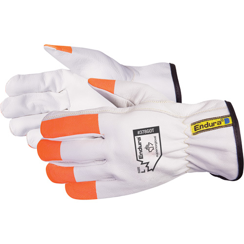 Gants de conducteur de luxe pour l'hiver Endura, T-petit, Paume en Cuir fleur de ch&egrave;vre, Thinsulate Sécurité Médic