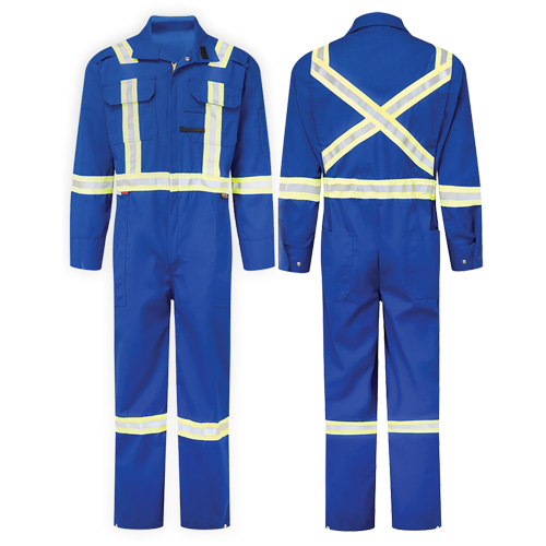 Nomex&reg;Essential 6 oz. Deluxe Coveralls, Size 34, Royal Blue Sécurité Médic