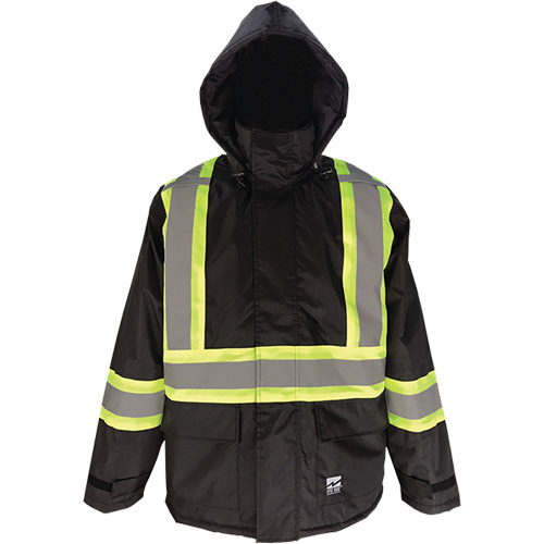 Manteau Open Road, Polyur&eacute;thane, Noir, Petit Sécurité Médic