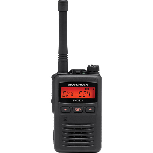 EVX-S24 Series Portable Radio, UHF Radio Band, 256 Channels, 200 000 sq. ft. Range Sécurité Médic