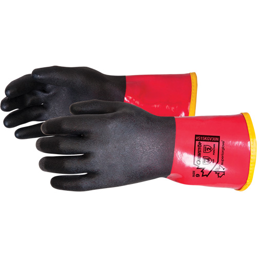 Chemstop Extreme Comfort Gloves, Size 7, 12" L, Nitrile/PVC, 30-mil Sécurité Médic