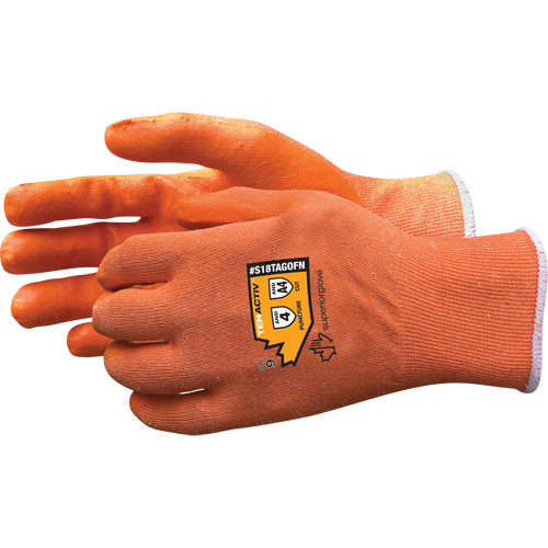 Gants en fibre de filament composite, Taille 5, Calibre 18, Rev&ecirc;tement Mousse de nitrile, Enveloppe en TenActiv, ASTM ANSI niveau A4 Sécurité Médic