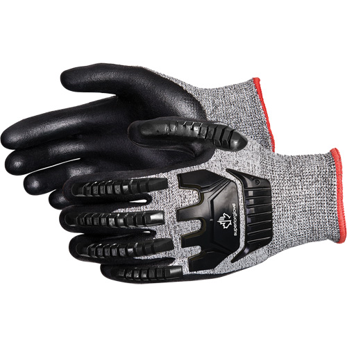 TenActiv Anti-Impact Cut-Resistant Composite Knit Gloves, 6, Synthetic Palm, Knit Wrist Cuff Sécurité Médic