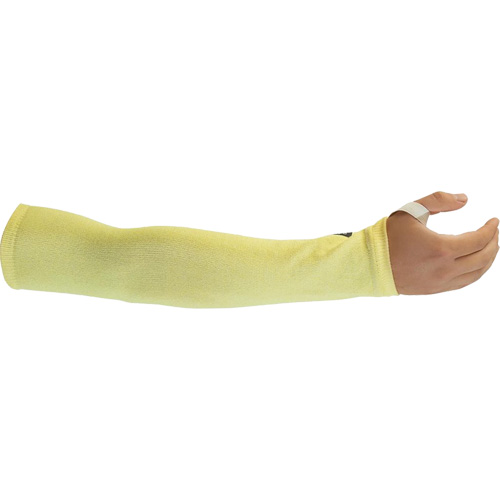 Manches r&eacute;sistant &agrave; la coupure, Kevlar, 14", ASTM ANSI niveau A4, Jaune Sécurité Médic