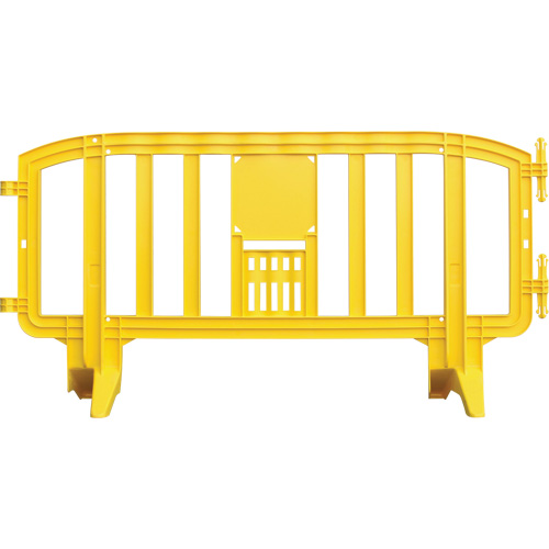 Movit Barricade, Interlocking, 78" L x 39" H, Yellow Sécurité Médic
