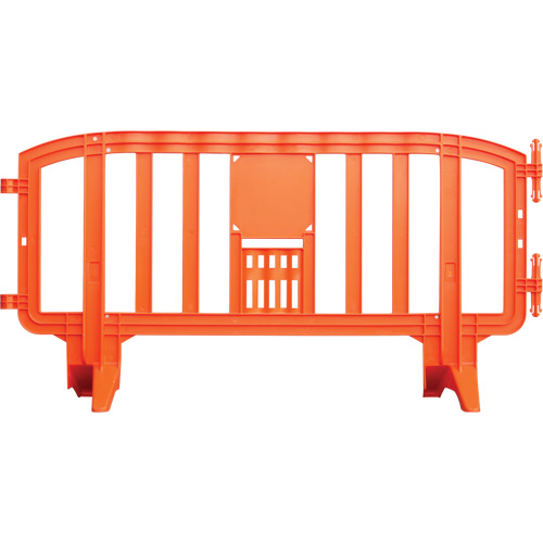 Movit Barricade, Interlocking, 78" L x 39" H, Orange Sécurité Médic