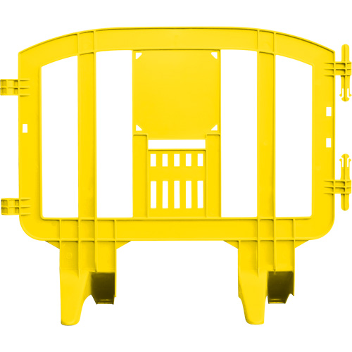 Barricade Minit, Emboîtables, 49" lo x 39" h, Jaune Sécurité Médic