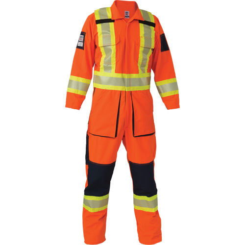 Ripstop Coveralls, 2X-Large, High Visibility Orange Sécurité Médic