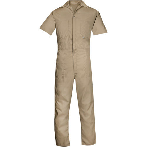 Combinaison &agrave; manches courtes, Hommes, Havane, Taille 4T-Grand Sécurité Médic