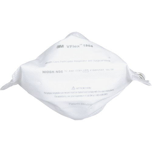 VFlex Healthcare Particulate Respirator and Surgical Mask, N95, NIOSH Certified Sécurité Médic