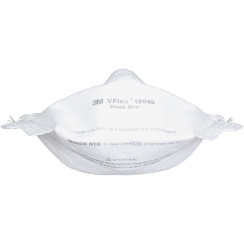 Respirateur et masque chirurgical VFlex contre les particules en sant&eacute;, N95, Certifi&eacute; NIOSH, Petit Sécurité Médic