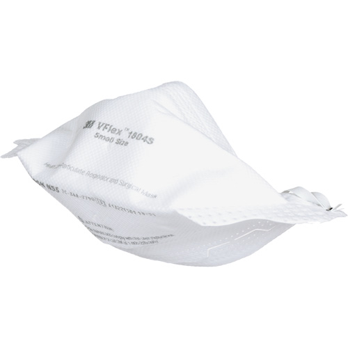 Respirateur et masque chirurgical VFlex contre les particules en sant&eacute;, N95, Certifi&eacute; NIOSH, Petit Sécurité Médic