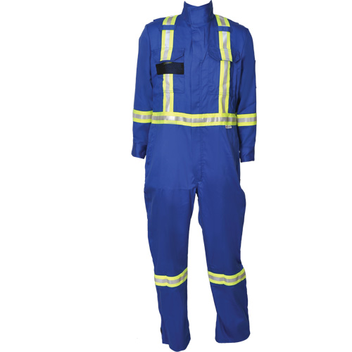 Firewall FR&reg; Striped Coveralls, Size X-Small, Royal Blue Sécurité Médic