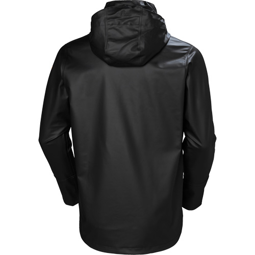 Gale Rain Jacket, Polyester/Polyurethane, Small, Black Sécurité Médic