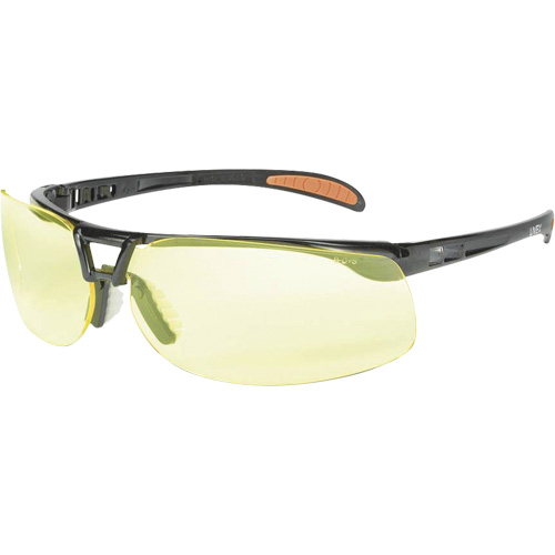 Prot&eacute;g&eacute; Safety Glasses with HydroShield Lenses, Amber Lens, Anti-Fog/Anti-Scratch, ANSI Z87+ Sécurité Médic