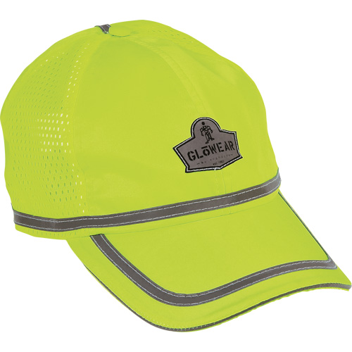Casquette de baseball haute visibilit&eacute; GloWear 8930, Jaune lime haute visibilit&eacute;, Polyester Sécurité Médic