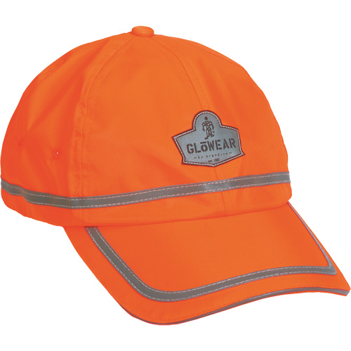 GloWear&reg; 8930 High Visibility Baseball Cap, High Visibility Orange, Polyester Sécurité Médic