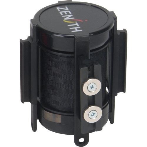 Cassette de ruban magn&eacute;tique pour barri&egrave;re de contr&ocirc;le des foules personnalis&eacute;e, 7', Ruban Noir Sécurité Médic