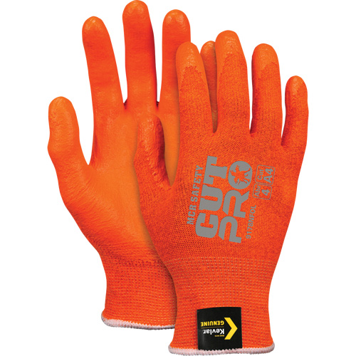 Cut Resistant Gloves, Size X-Small, 13 Gauge, Foam Nitrile Coated, Kevlar&reg; Shell, ASTM ANSI Level A4 Sécurité Médic