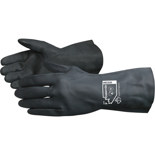 Chemstop Lined Chemical-Resistant Gloves, Size 7, 12" L, Neoprene, Flock-Lined Inner Lining, 30-mil Sécurité Médic