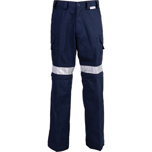 High Visibility Pants, Poly-Cotton, 32, Navy Blue Sécurité Médic