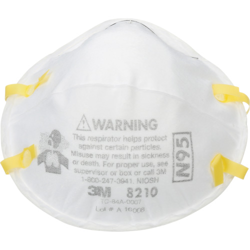 Particulate Respirator, N95, NIOSH Certified Sécurité Médic