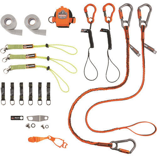 Trousse de longes de fixation d'outils pour maçon et cimentier-finisseur 3184 Squids Sécurité Médic
