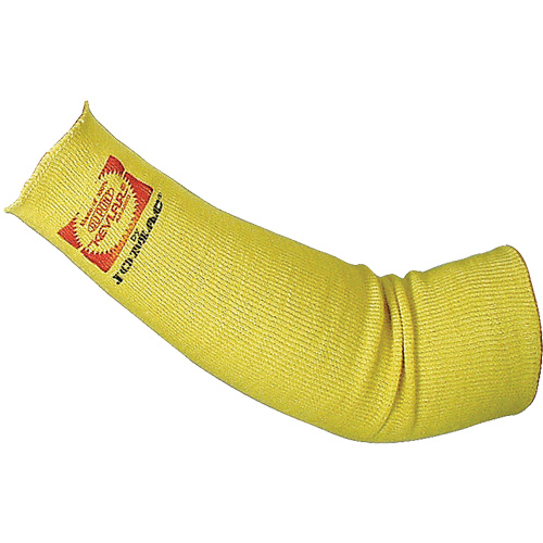 Manchons tubulaire 1 &eacute;paisseur, Kevlar, 10", ANSI niveau 3/ASTM F-1790, Jaune Sécurité Médic