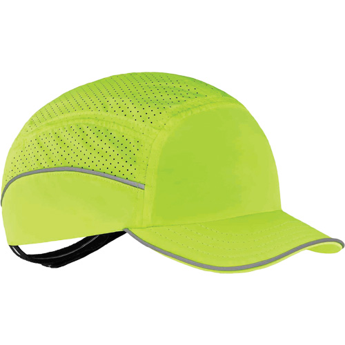 Skullerz&reg; 8955 Lightweight Bump Cap Hat, High Visibility Lime Green Sécurité Médic