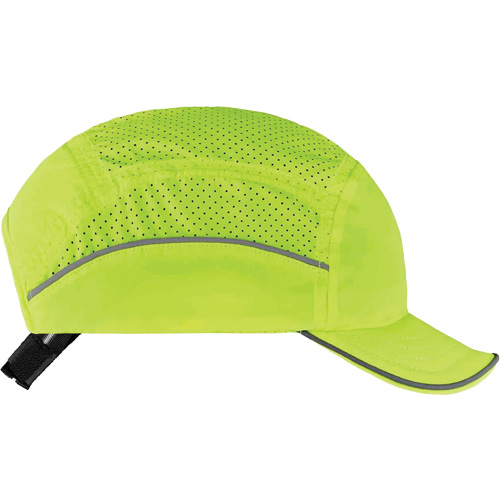 Skullerz&reg; 8955 Lightweight Bump Cap Hat, High Visibility Lime Green Sécurité Médic