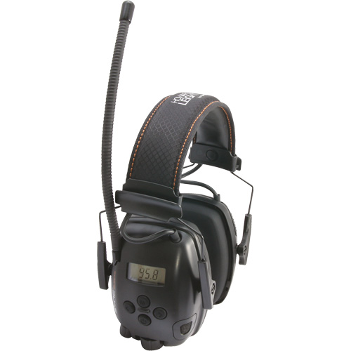 Couvre-oreilles et casque FM radio st&eacute;r&eacute;o num&eacute;rique Sync Electo de Howard Leight, Style Bandeau, 29 dB Sécurité Médic
