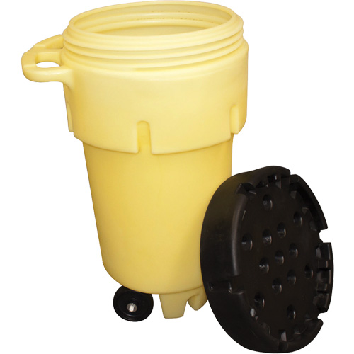 Contenant sur roues Poly-Spillpack, 50 gal. US, Mobile Sécurité Médic