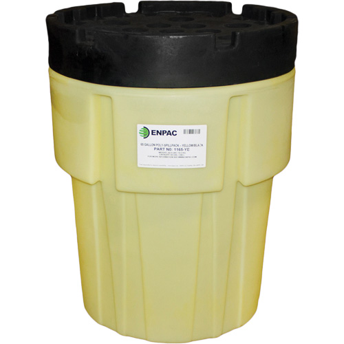 Contenant de contr&ocirc;le des d&eacute;versements Poly-Spillpack, 65 gal. US, Stationnaire Sécurité Médic