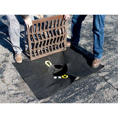 Storm Sentinel&reg; Catch Basin Insert, Oil & Sediment, 48" L x 36" W Sécurité Médic