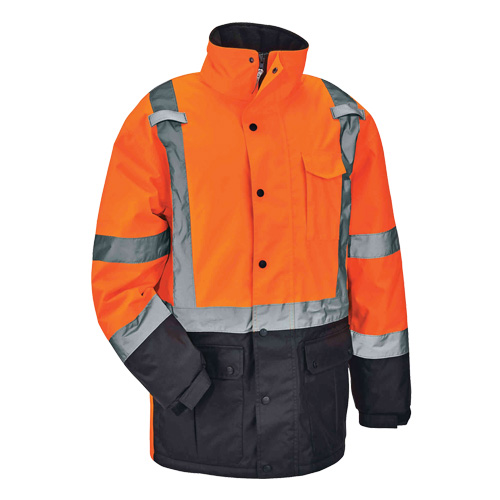 Parka thermique GloWear 8384 de Type R, Orange haute visibilit&eacute;, Grand Sécurité Médic