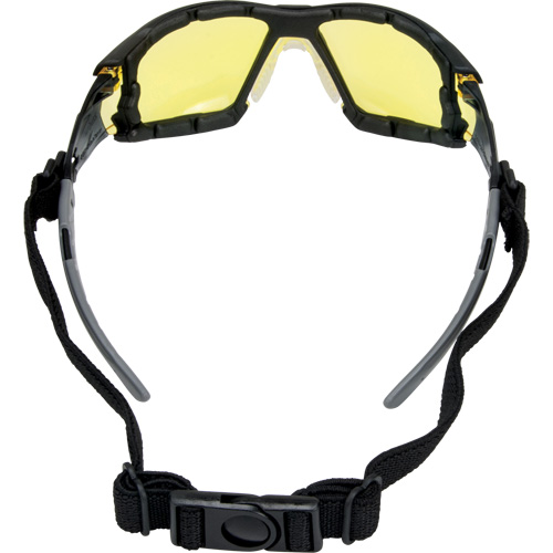 Z2900 Series Safety Glasses with Foam Gasket, Amber Lens, Anti-Scratch, ANSI Z87+/Meets/Exceeds CSA Z94.3 Sécurité Médic