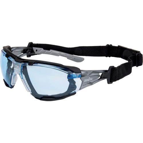 Z2900 Series Safety Glasses with Foam Gasket, Blue Lens, Anti-Scratch, ANSI Z87+/Meets/Exceeds CSA Z94.3 Sécurité Médic