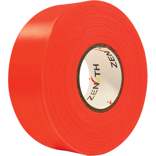 Ruban de signalisation, 1,1875" la x 164' lo, Orange fluorescent Sécurité Médic