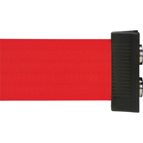 Cassette de ruban magn&eacute;tique pour barri&egrave;re de contr&ocirc;le des foules personnalis&eacute;e, 7', Ruban Rouge Sécurité Médic